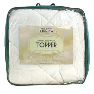 Washable Wool Mattress Topper